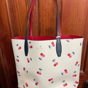Kate Spade Reversible Tote Cherries with tags